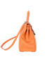 Kelly 35 In Orange Togo Leather, &pound;8,300, Handbags, Orange, Leather, Side view
